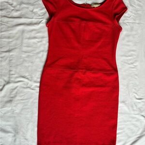 Banana Republic Vibrant Red Mini Dress